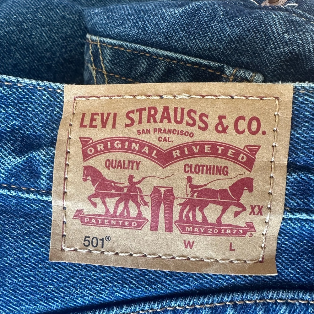 Levi's Blue Straight Jeans Classic Style